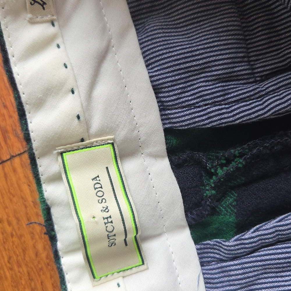 Scotch And Soda Loose Tapered Plaid Adjustable Pants (8/128) - Picture 5 of 10
